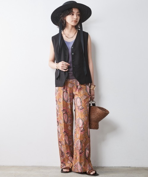 CHIC STYLE(シックスタイル)の「 段染めタンクトップ <大きいサイズ有>シックスタイル(キャミソール・レディース・グリーン系/ブラウン系/パープル系・3L/LL/L/M/5L/4L)」の22枚目の写真