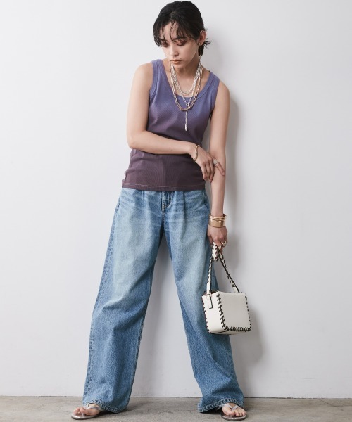 CHIC STYLE(シックスタイル)の「 段染めタンクトップ <大きいサイズ有>シックスタイル(キャミソール・レディース・グリーン系/ブラウン系/パープル系・3L/LL/L/M/5L/4L)」の16枚目の写真