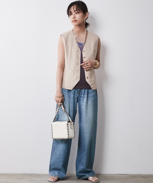 CHIC STYLE(シックスタイル)の「 段染めタンクトップ <大きいサイズ有>シックスタイル(キャミソール・レディース・グリーン系/ブラウン系/パープル系・3L/LL/L/M/5L/4L)」の19枚目の写真