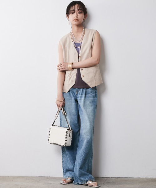 CHIC STYLE(シックスタイル)の「 段染めタンクトップ <大きいサイズ有>シックスタイル(キャミソール・レディース・グリーン系/ブラウン系/パープル系・3L/LL/L/M/5L/4L)」の20枚目の写真