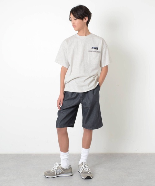 PEN FIELD(ペンフィールド)の「【Penfield】【防汚加工】ネイティブ柄バックプリント半袖Tシャツ(Tシャツ/カットソー・キッズ・オートミール/オレンジ/ネイビー・170cm/160cm/150cm/140cm)」の7枚目の写真