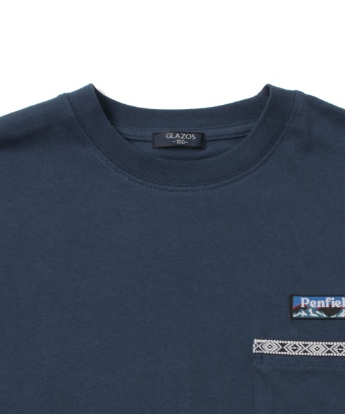 PEN FIELD(ペンフィールド)の「【Penfield】【防汚加工】ネイティブ柄バックプリント半袖Tシャツ(Tシャツ/カットソー・キッズ・オートミール/オレンジ/ネイビー・170cm/160cm/150cm/140cm)」の8枚目の写真