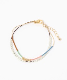 糸巻2連ブレスレット