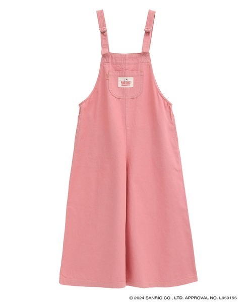 PINK HOUSE(ピンクハウス)の「PINK HOUSE×HELLO KITTY ネームワッペン使い サロペット(サロペット/オーバーオール・レディース・ピンク/レッド/ベージュ/インディゴブルー・フリー)」の3枚目の写真