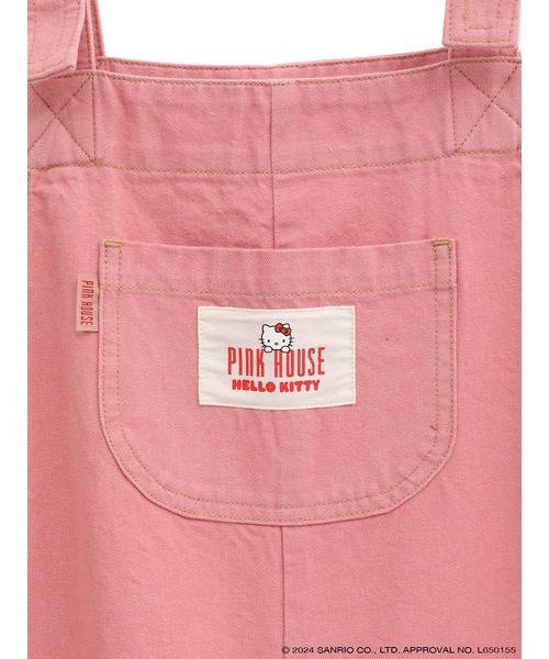 PINK HOUSE(ピンクハウス)の「PINK HOUSE×HELLO KITTY ネームワッペン使い サロペット(サロペット/オーバーオール・レディース・ピンク/レッド/ベージュ/インディゴブルー・フリー)」の13枚目の写真