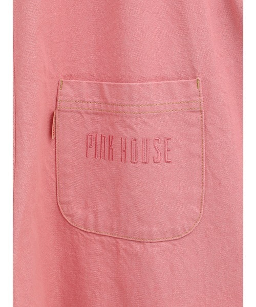 PINK HOUSE(ピンクハウス)の「PINK HOUSE×HELLO KITTY ネームワッペン使い サロペット(サロペット/オーバーオール・レディース・ピンク/レッド/ベージュ/インディゴブルー・フリー)」の15枚目の写真