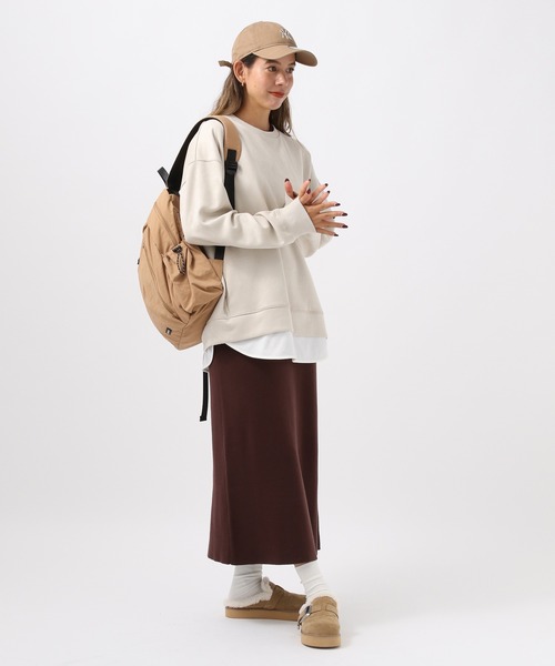 BAYFLOW（ベイフロー）の「サイドポケットデイパック（バックパック/リュック・レディース・ベージュ/ブラック・FREE）」の21枚目の写真