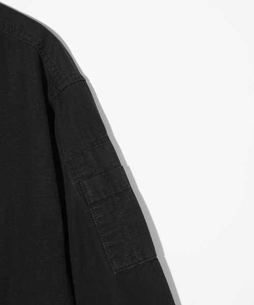 MILKFED.（ミルクフェド）の「ROUND COLLAR MILITARY JACKET（ミリタリージャケット・レディース・ブラック/オリーブ/カモフラージュ・ONE SIZE）」の14枚目の写真