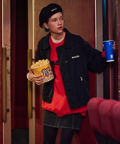 MILKFED.（ミルクフェド）の「ROUND COLLAR MILITARY JACKET（ミリタリージャケット・レディース・ブラック/オリーブ/カモフラージュ・ONE SIZE）」の10枚目の写真