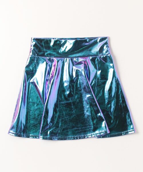 .KOM（ドットコム）の「『.KOM/ドットケーオーエム』メタリックスカート【Y】【CN】（スカート・レディース・ブルー/シルバー・M）」の10枚目の写真