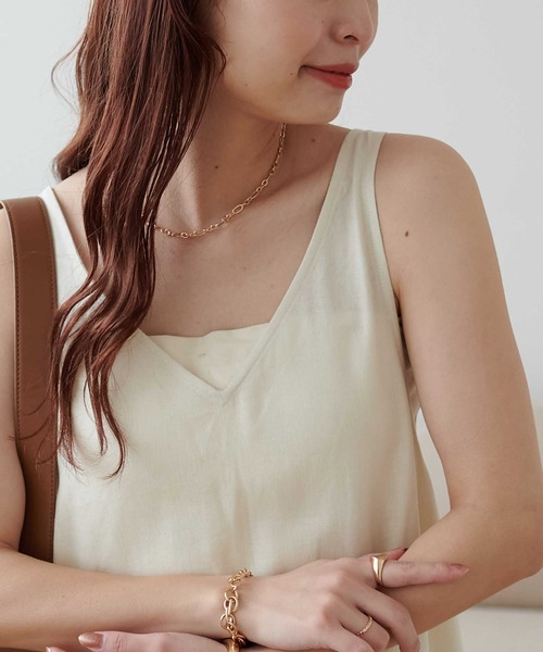 DISCOAT（ディスコート）の「レーヨンリネン深Vジャンスカ（ワンピース・レディース・ブラック/ライム/ホワイト系その他・FREE）」の14枚目の写真