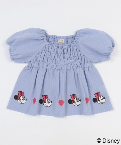 petit main(プティマイン)の「【Disney】刺しゅうパフチュニック(チュニック・キッズ・ピンク/ブルー/アイボリー・80cm/90cm/100cm/110cm/120cm/130cm)」の10枚目の写真