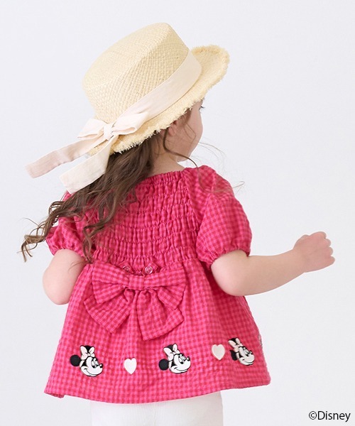 petit main(プティマイン)の「【Disney】刺しゅうパフチュニック(チュニック・キッズ・ピンク/ブルー/アイボリー・80cm/90cm/100cm/110cm/120cm/130cm)」の16枚目の写真