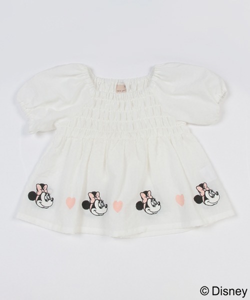 petit main(プティマイン)の「【Disney】刺しゅうパフチュニック(チュニック・キッズ・ピンク/ブルー/アイボリー・80cm/90cm/100cm/110cm/120cm/130cm)」の12枚目の写真