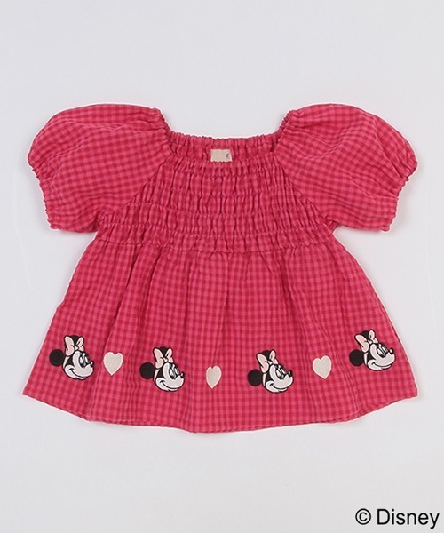 petit main(プティマイン)の「【Disney】刺しゅうパフチュニック(チュニック・キッズ・ピンク/ブルー/アイボリー・80cm/90cm/100cm/110cm/120cm/130cm)」の11枚目の写真