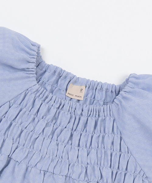 petit main(プティマイン)の「【Disney】刺しゅうパフチュニック(チュニック・キッズ・ピンク/ブルー/アイボリー・80cm/90cm/100cm/110cm/120cm/130cm)」の8枚目の写真