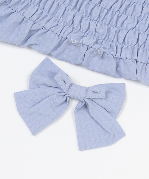 petit main(プティマイン)の「【Disney】刺しゅうパフチュニック(チュニック・キッズ・ピンク/ブルー/アイボリー・80cm/90cm/100cm/110cm/120cm/130cm)」の5枚目の写真