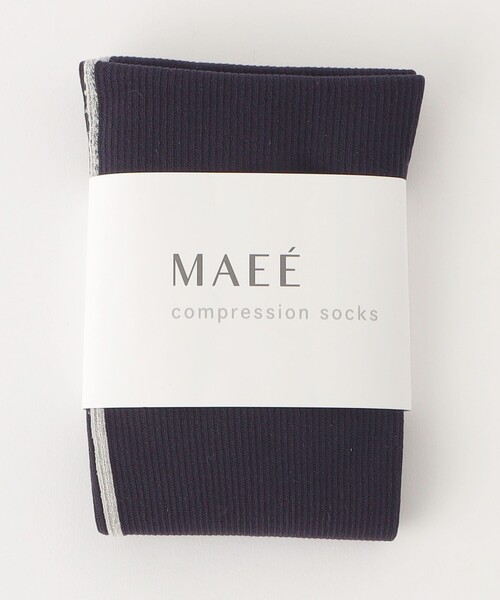 green label relaxing（グリーンレーベルリラクシング）の「＜MAEE＞コンプレッション（ライン）/  着圧ソックス / 靴下（ソックス/靴下・レディース・ダークグレー/ネイビー・FREE）」の10枚目の写真