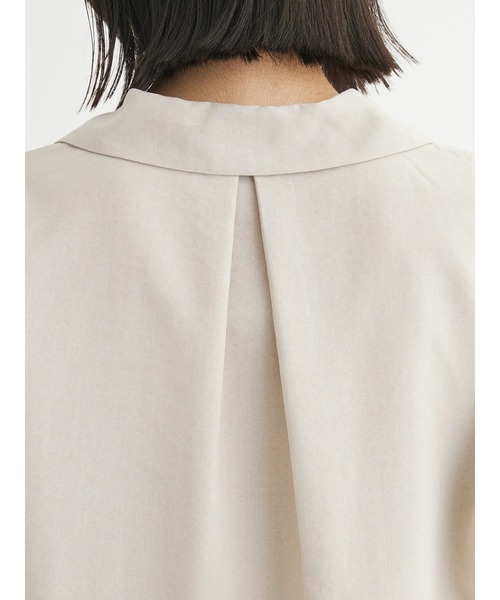 Green　Parks（グリーンパークス）の「接触冷感　開襟シャツ（シャツ/ブラウス・レディース・ライトベージュ/グリーン/モカ・FREE）」の18枚目の写真