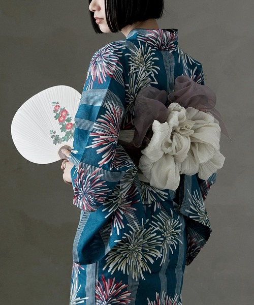 ⑦　浴衣2点セット 楽天市場】【クリアランス30%offクーポン】10/24~30 浴衣セット