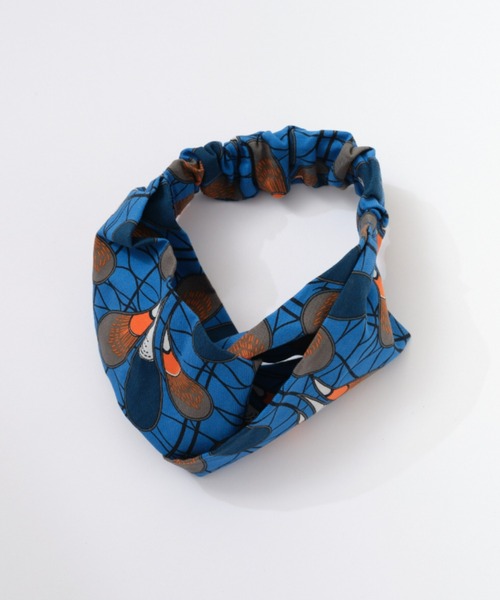 CIAOPANIC TYPY（チャオパニックティピー）の「【KIDS】バティック柄ヘアバンド（ヘアバンド・キッズ・ブルー/グリーン/ピンク・ONE SIZE）」の6枚目の写真