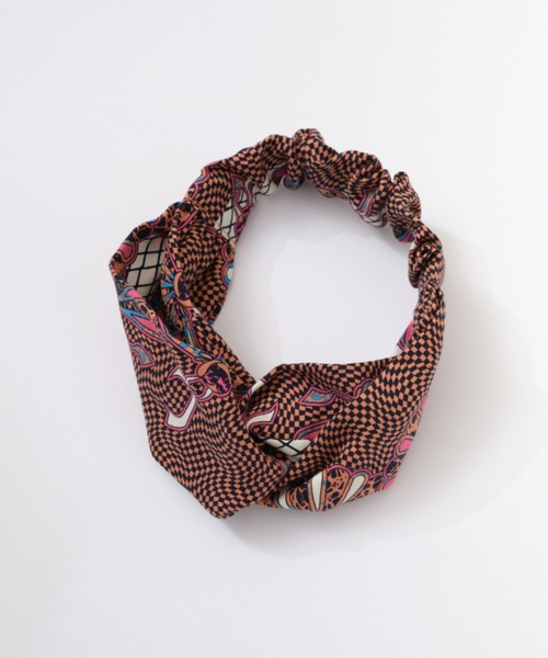 CIAOPANIC TYPY（チャオパニックティピー）の「【KIDS】バティック柄ヘアバンド（ヘアバンド・キッズ・ブルー/グリーン/ピンク・ONE SIZE）」の7枚目の写真