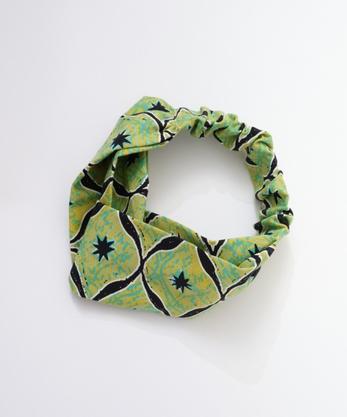 CIAOPANIC TYPY（チャオパニックティピー）の「【KIDS】バティック柄ヘアバンド（ヘアバンド・キッズ・ブルー/グリーン/ピンク・ONE SIZE）」の5枚目の写真