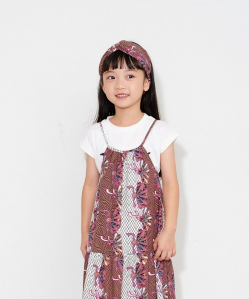 CIAOPANIC TYPY（チャオパニックティピー）の「【KIDS】バティック柄ヘアバンド（ヘアバンド・キッズ・ブルー/グリーン/ピンク・ONE SIZE）」の10枚目の写真