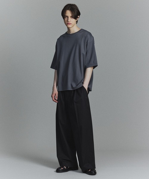 スムージーワイドバレルレッグスラックス（スラックス）｜PUBLIC TOKYO