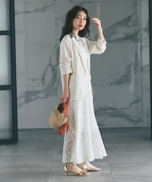 La boutique BonBon シアーライトジャケット La boutique BonBon（ラブティックボンボン）の「【手洗い可能