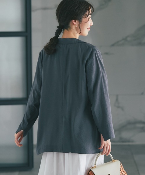 La boutique BonBon シアーライトジャケット La boutique BonBon（ラブティックボンボン）の「【手洗い可能