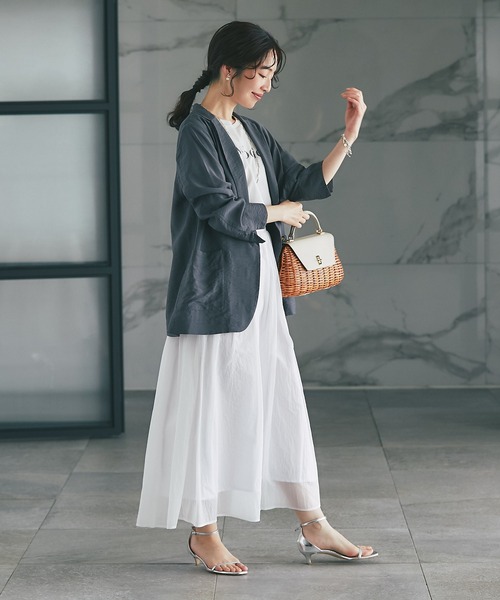 La boutique BonBon シアーライトジャケット La boutique BonBon（ラブティックボンボン）の「【手洗い可能