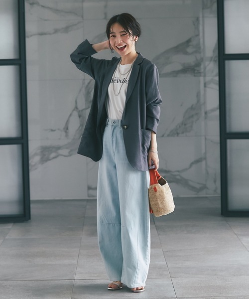 【最終値下げ】La boutique BonBon シアーライトジャケット 最終値下げ】La boutique BonBon シアーライトジャケット - メルカリ