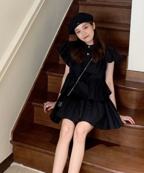 Achic(アシック)の「ワンピース(ワンピース・レディース・ブラック・M)」の8枚目の写真