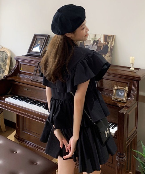 Achic(アシック)の「ワンピース(ワンピース・レディース・ブラック・M)」の6枚目の写真