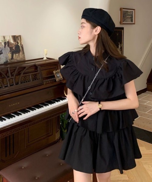 Achic(アシック)の「ワンピース(ワンピース・レディース・ブラック・M)」の3枚目の写真