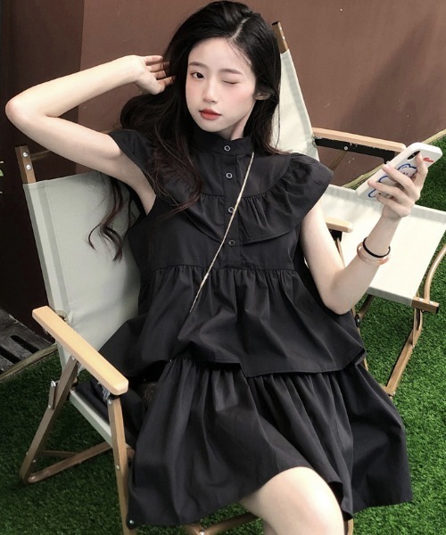 Achic(アシック)の「ワンピース(ワンピース・レディース・ブラック・M)」の19枚目の写真
