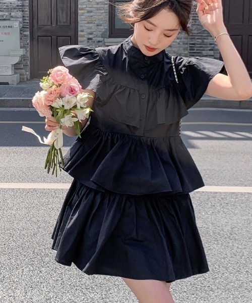 Achic(アシック)の「ワンピース(ワンピース・レディース・ブラック・M)」の14枚目の写真