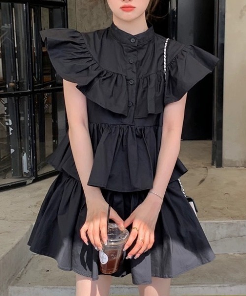Achic(アシック)の「ワンピース(ワンピース・レディース・ブラック・M)」の12枚目の写真
