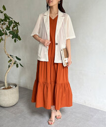 Chez toi | 撥水ノースリワンピース(ワンピース)