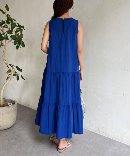 Chez toi（シェトワ）の「撥水ノースリワンピース（ワンピース・レディース・ブルー/ブラック/オレンジ・FREE）」の22枚目の写真