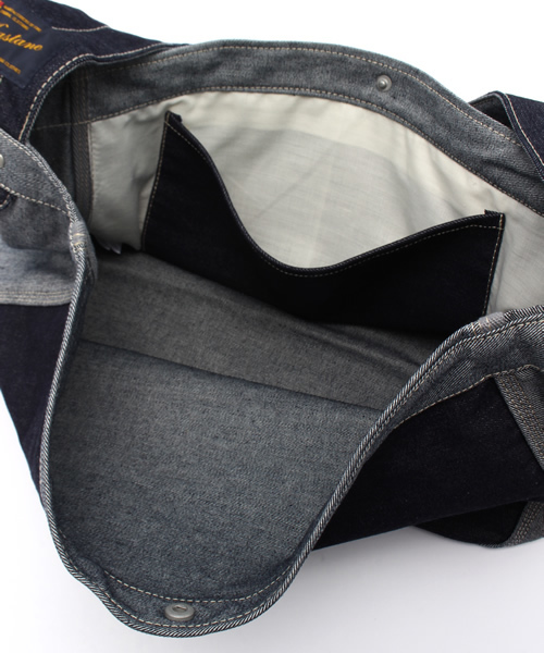 Kastane（カスタネ）の「デニムショルダーBAG（ショルダーバッグ・レディース・インディゴブルー・FREE）」の4枚目の写真