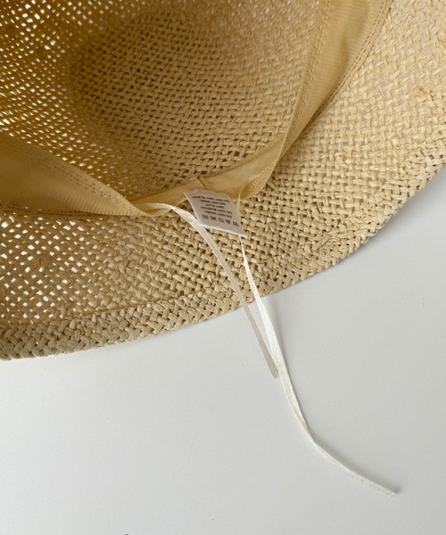 CANAL JEAN（キャナルジーン）の「El mar　ペーパーバケットハット（ハット・レディース・クリーム/ブラック/ベージュ・ONE SIZE）」の11枚目の写真
