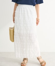 ELENCARE DUE | ・ELENCARE　DUE　ティアードフリルナロースカート(スカート)