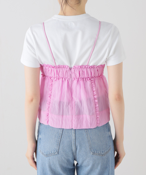 GANNI ガニー　ワイドコーデュロイパンツ　ピンク　XS(34)サイズ 大幅値下げ】GANNI ガニー コットン コーデュロイ フレアパンツ