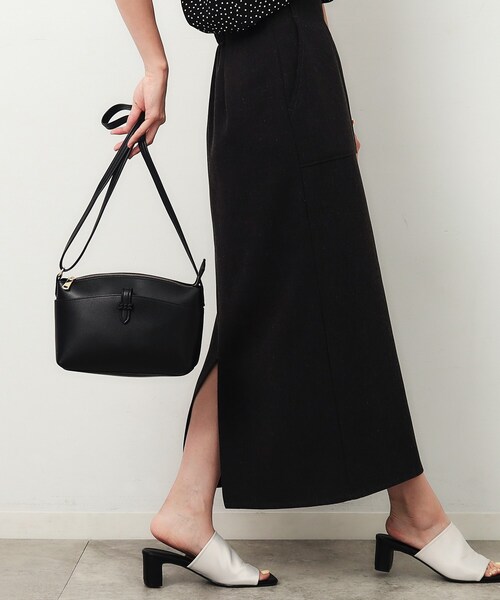 OPAQUE.CLIP(オペークドットクリップ)の「◆【長さ調整可能】フロントベルトポケットミニショルダー(ショルダーバッグ・レディース・ベージュ/アイボリー/ブラック・00)」の21枚目の写真