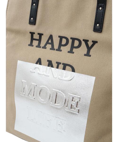 YECCA VECCA(イェッカヴェッカ)の「3D-Mixプリントトートバッグ2(トートバッグ・レディース・ベージュ・FREE)」の12枚目の写真