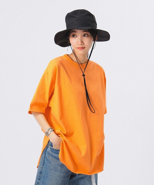BEAMS BOY(ビームスボーイ)の「SCREEN STARS / 別注 ピグメント 5分袖 Tシャツ(Tシャツ/カットソー・レディース・ブラウン系その他/オレンジ系その他4/グリーン系その他3・ONE SIZE)」の3枚目の写真
