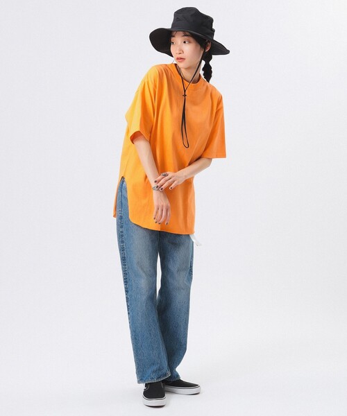 BEAMS BOY(ビームスボーイ)の「SCREEN STARS / 別注 ピグメント 5分袖 Tシャツ(Tシャツ/カットソー・レディース・ブラウン系その他/オレンジ系その他4/グリーン系その他3・ONE SIZE)」の8枚目の写真