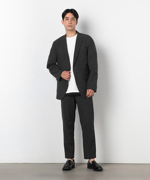 【セール】【セットアップ対応】リネン ライク ポリエステル セットアップ ジャケット（スーツジャケット）｜COMME CA ISM（コムサイズム） pattayablatt.com